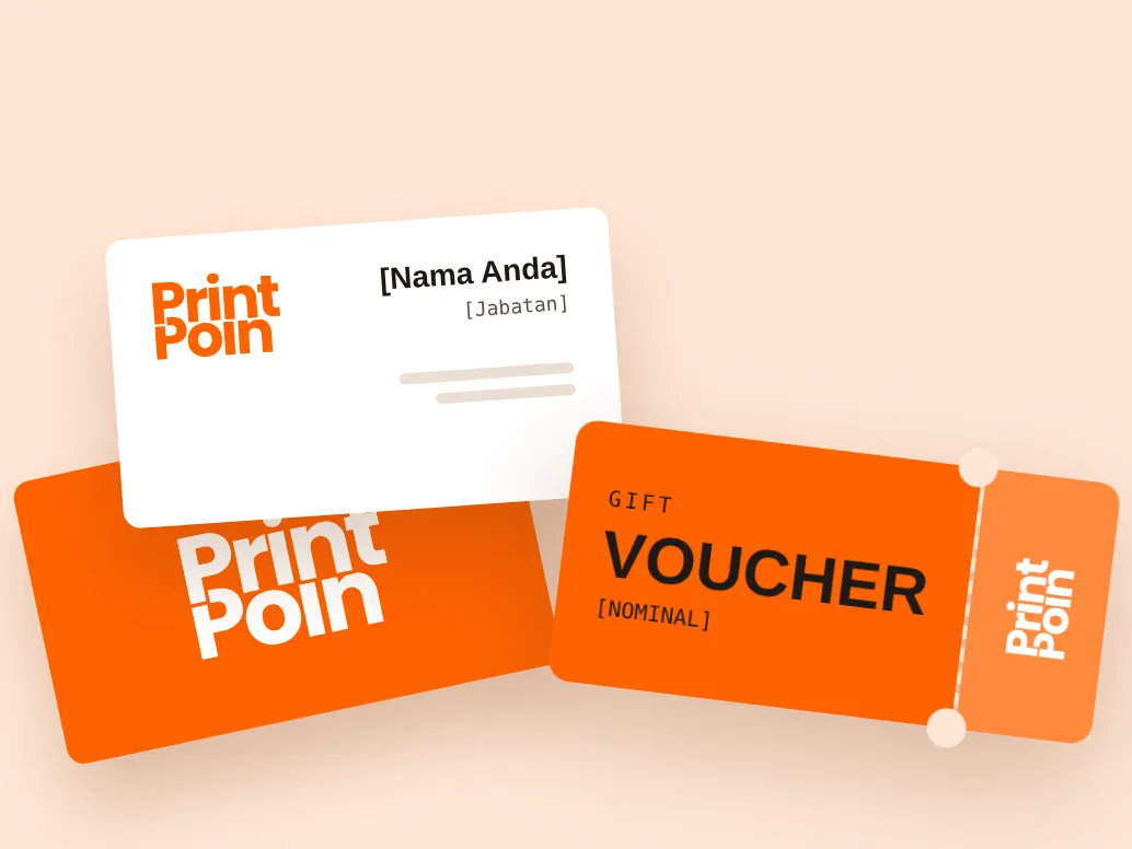 Kartu nama cetak PrintPoin
